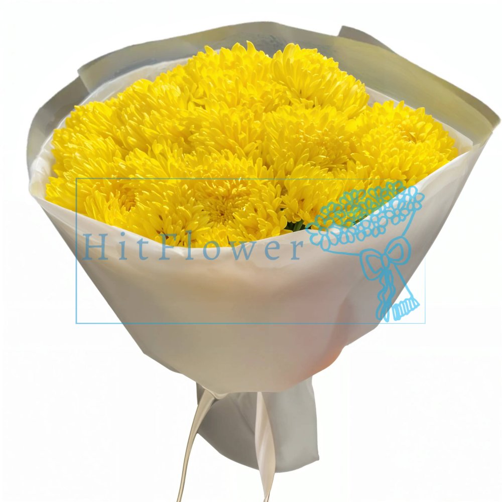 Букет цветов из: Хризантемы